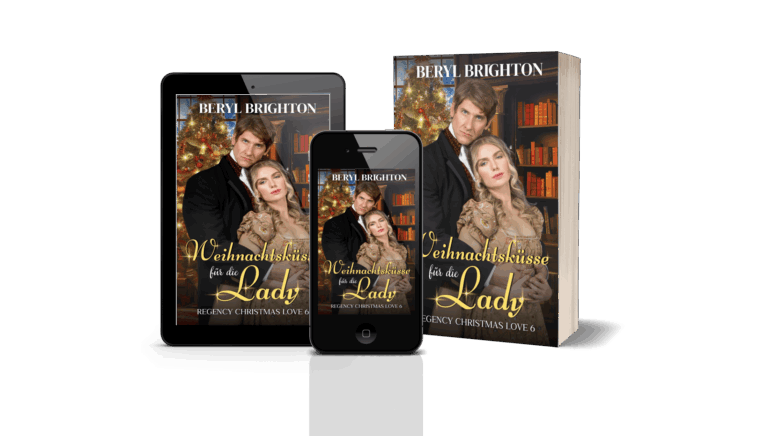Buchcover von "Weihnachtsküsse für die Lady" von Beryl Brighton