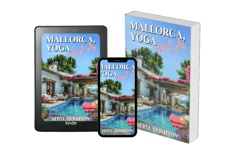 Cover zu "Mallorca, Yoga – und du"– zu sehen der Pool einer Finca